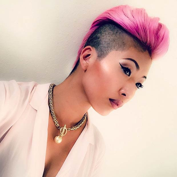 Side Shaved Hairstyle Female
 23 Most Badass Shaved Hairstyles for Women