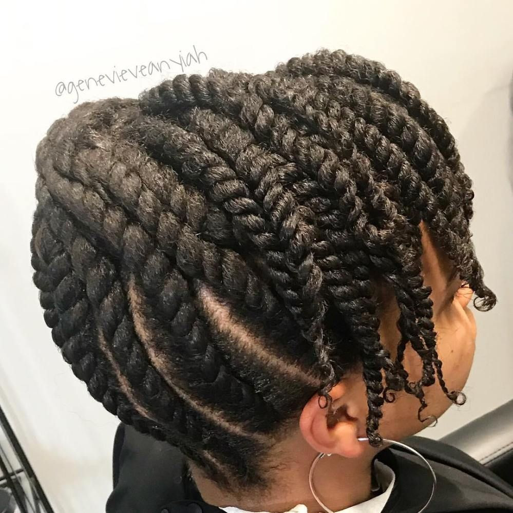 Side Twist Hairstyle On Natural Hair
 60 Easy and Showy Protective Hairstyles for Natural Hair