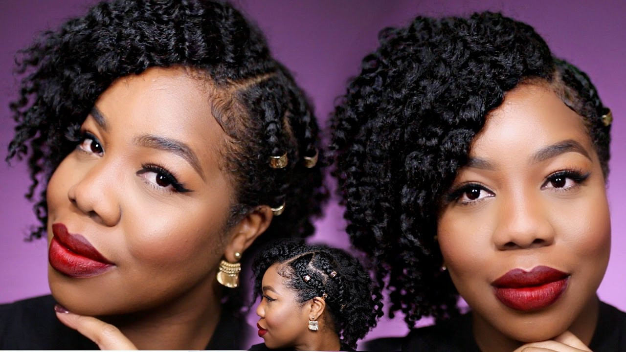 Side Twist Hairstyle On Natural Hair
 Natural Hair