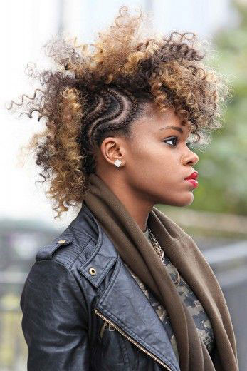 Side Twist Hairstyle On Natural Hair
 30 Braided Mohawk Styles That Turn Heads