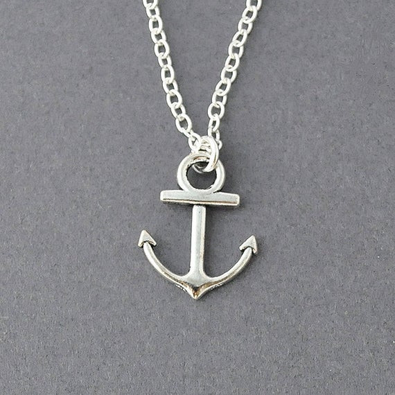 Silver Anchor Necklace
 Silver Anchor necklace Silver anchor nautical summer by
