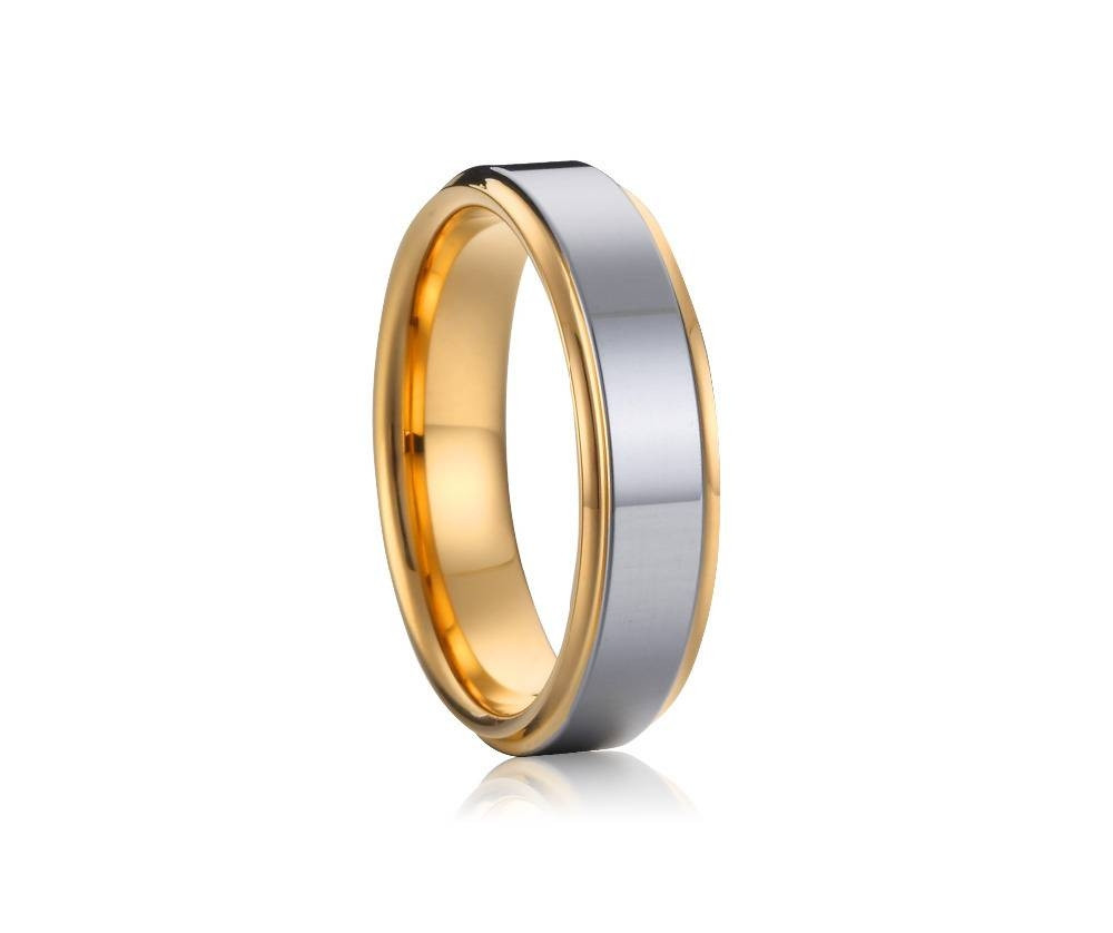 Silver And Gold Wedding Bands
 2019 Popular Silver And Gold Mens Wedding Bands