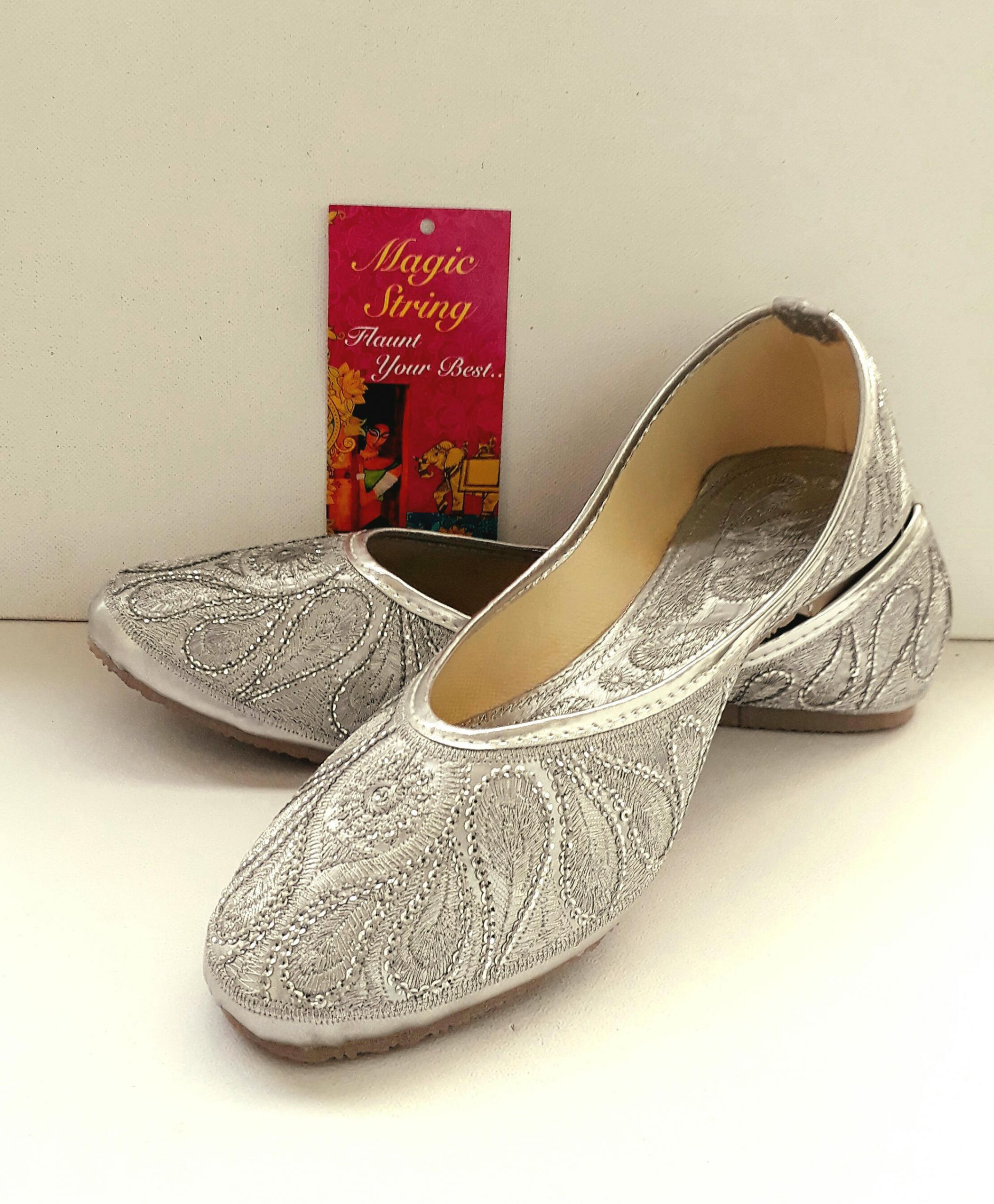 Silver Flat Shoes For Wedding
 Silver Flats Wedding Flats Women Ballet Flats Women