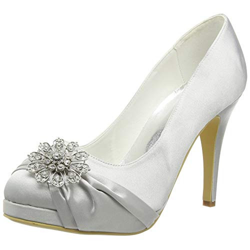 Silver Shoes For A Wedding
 Silver Grey Wedding Shoes Amazon