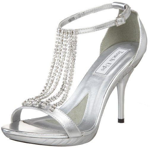 Silver Shoes For Weddings
 Cute cheap bridal silver wedding shoes for women 2018