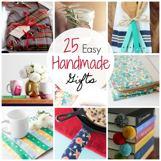 Simple Christmas Gift Ideas
 25 Quick and Easy Homemade Gift Ideas Crazy Little Projects