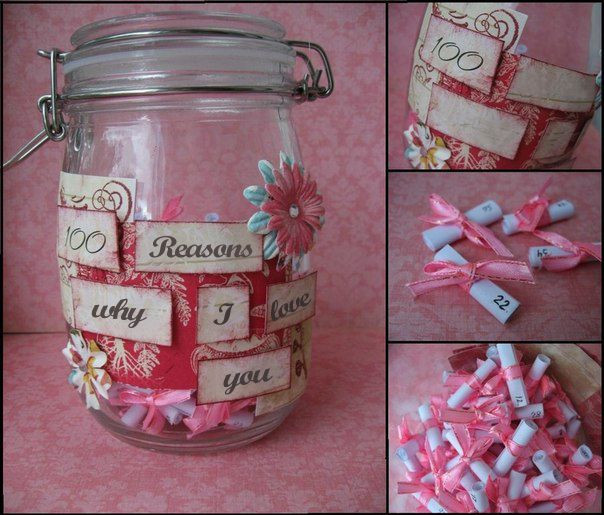 Simple Gift Ideas For Girlfriend
 homemade valentine s day t ideas girlfriend jar reasons