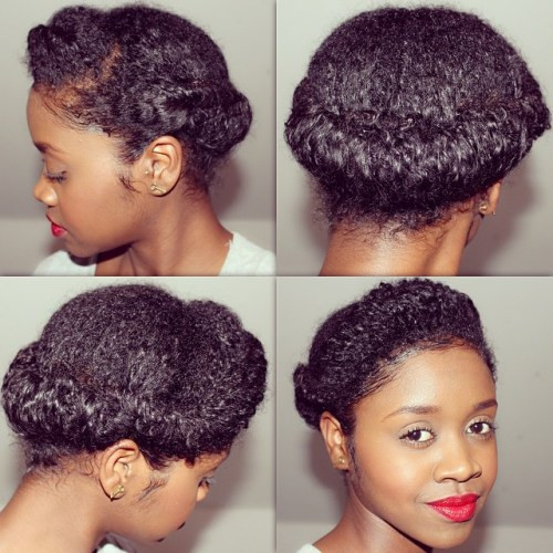 Simple Hairstyles For Short Natural Hair
 45 Easy and Showy Protective Hairstyles for Natural Hair