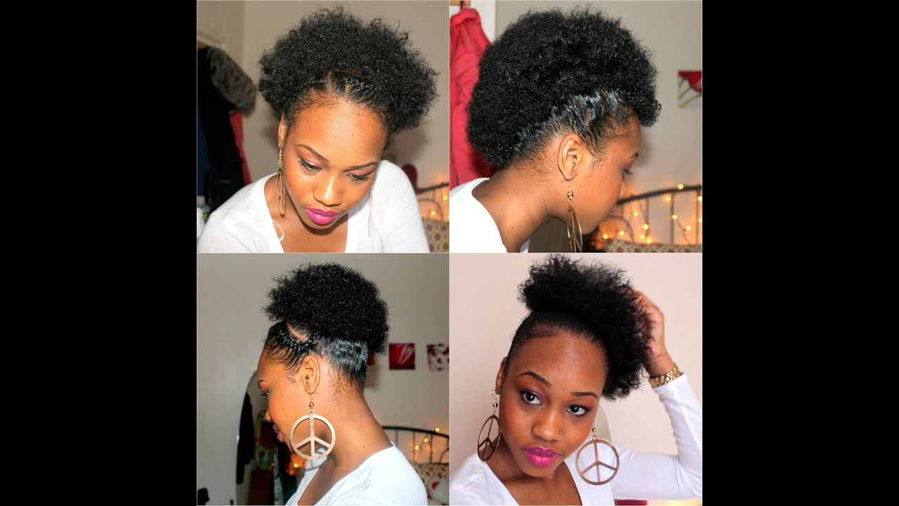 Simple Hairstyles For Short Natural Hair
 21 Four Quick easy styles for Short Natural Hair