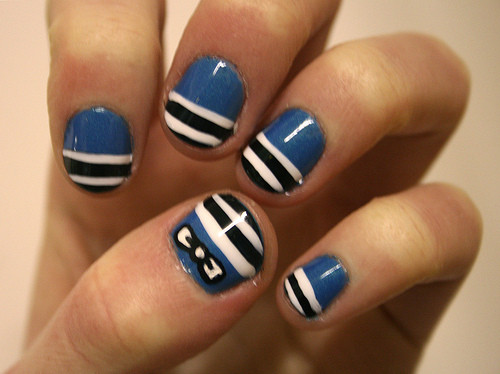 Simple Pretty Nail Designs
 Bow Ties and Barrettes HOT NAIL DESIGNS