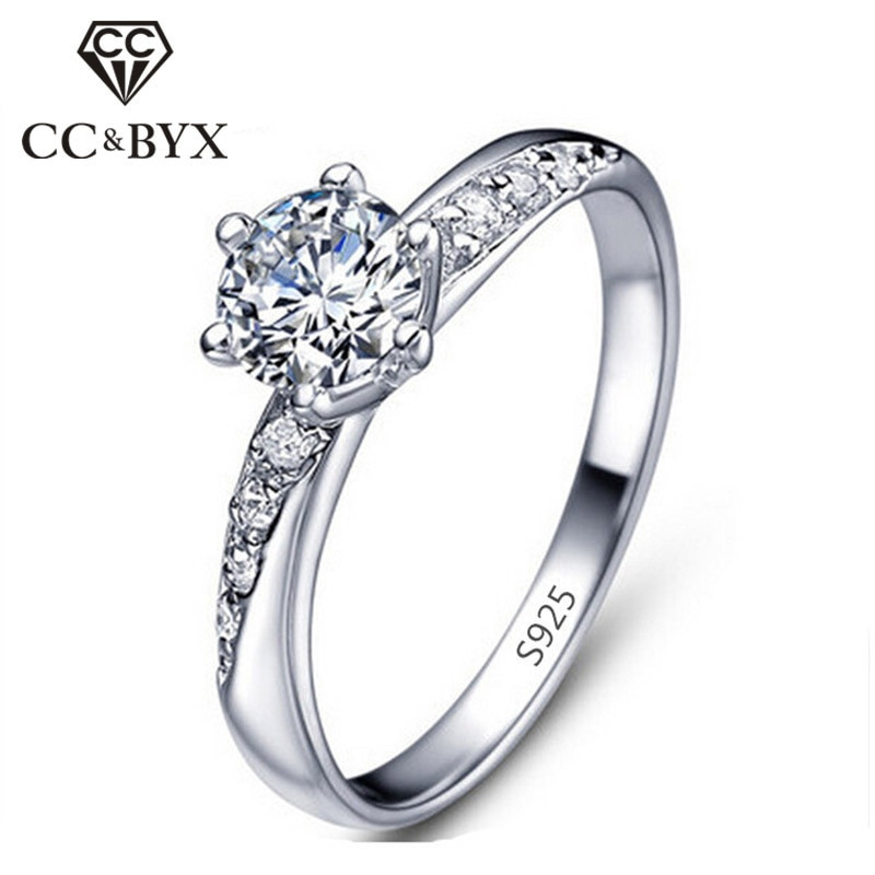 Simple Wedding Rings For Women
 Aliexpress Buy Classic Simple Design White Gold