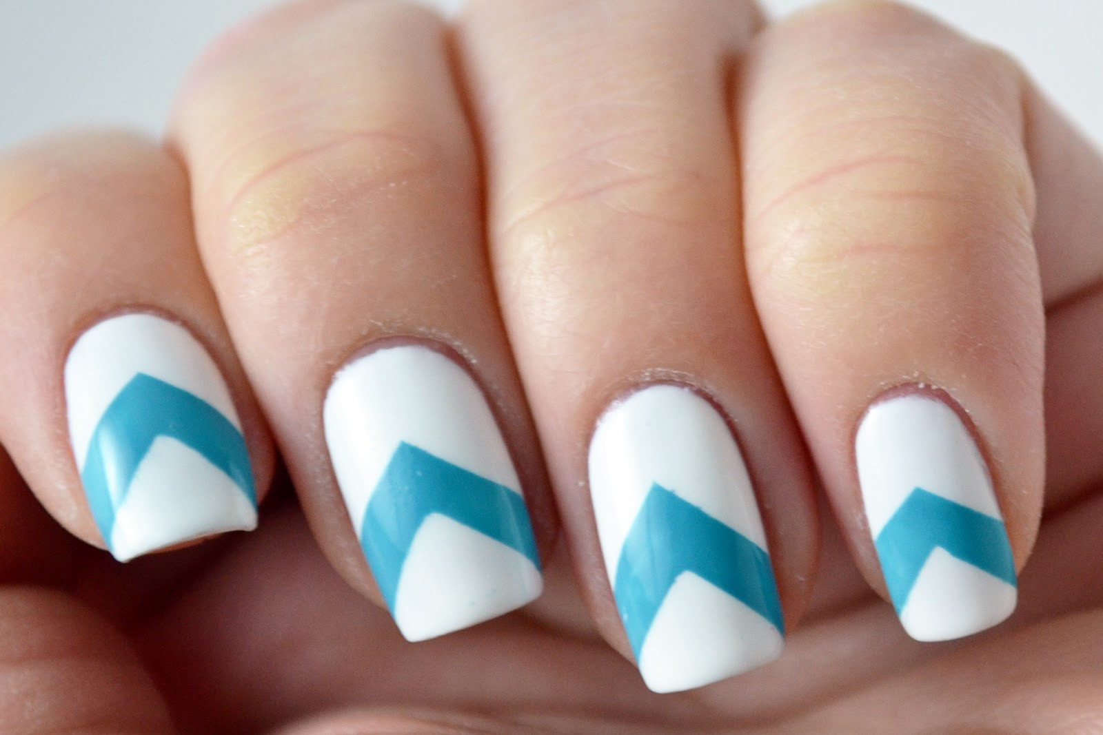 Simple White Nail Designs
 30 Striped Nail Designs and Ideas InspirationSeek