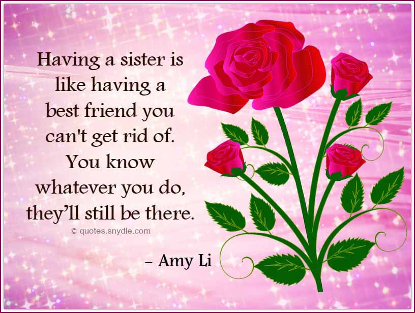 Sisters Quotes For Birthday
 Birthday Quotes for Sister Quotes and Sayings