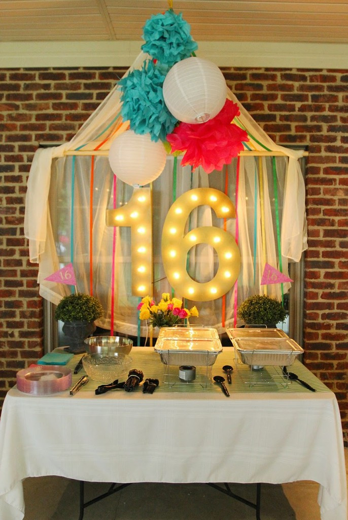 Sixteen Birthday Party Ideas
 12 Stylish Sweet 16 Ideas