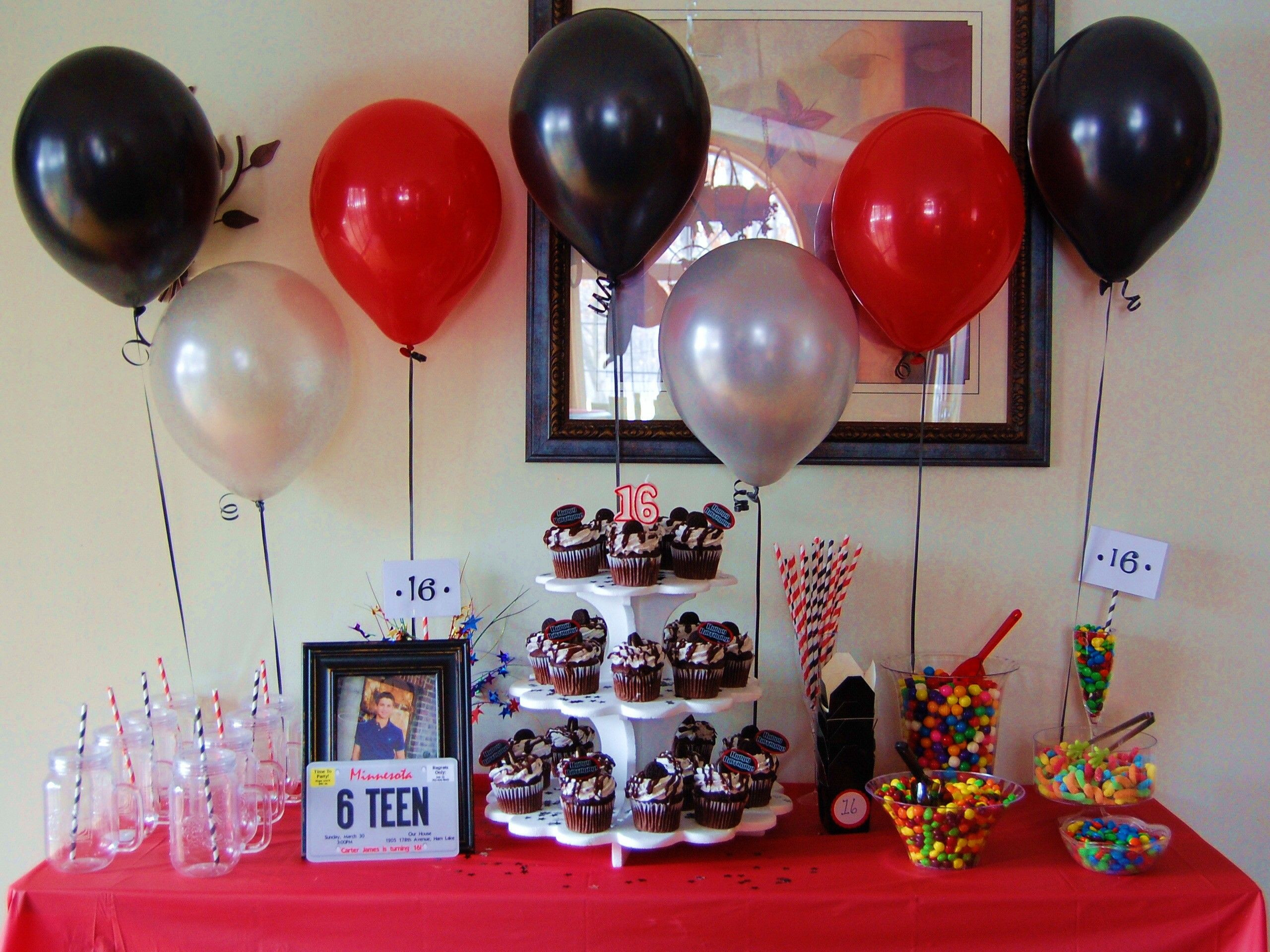 Sixteen Birthday Party Ideas
 SIXTEENTH BIRTHDAY for a GUY Sweet sixteen party ideas