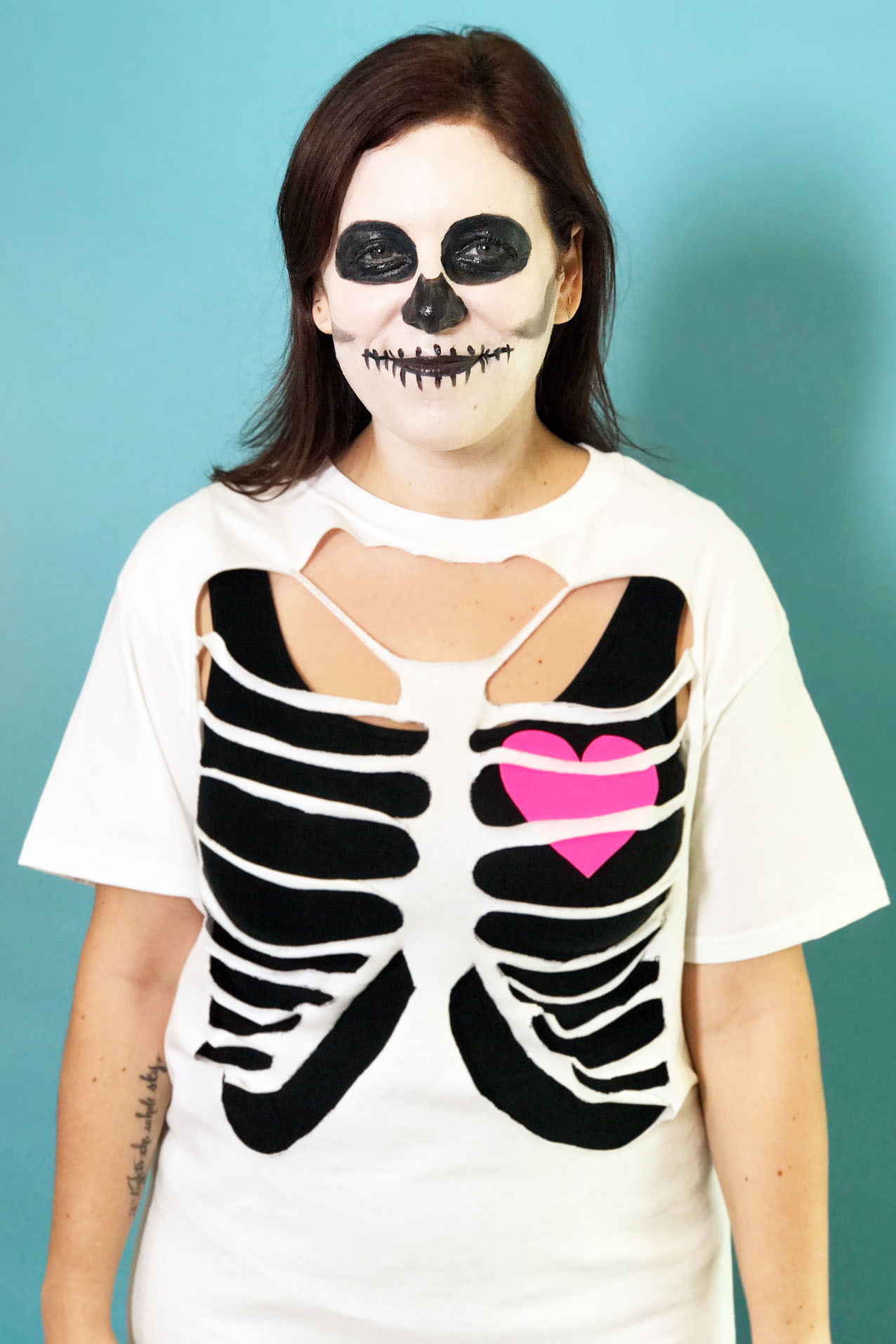 Skeleton Costume DIY
 40 Homemade Halloween Costumes for Adults & Kids Cool