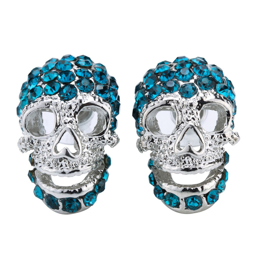 Skull Stud Earrings
 Skull skeleton stud earrings for women