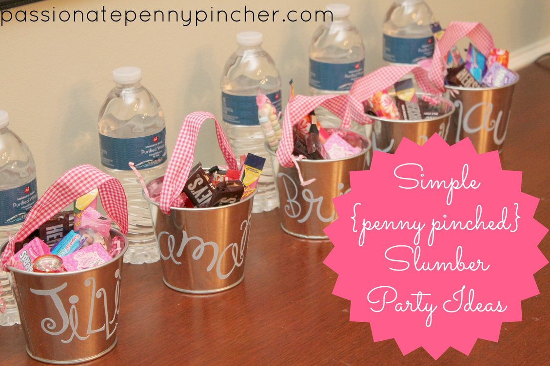 Sleepover Birthday Party Ideas
 Frugal Slumber Party Ideas Passionate Penny Pincher