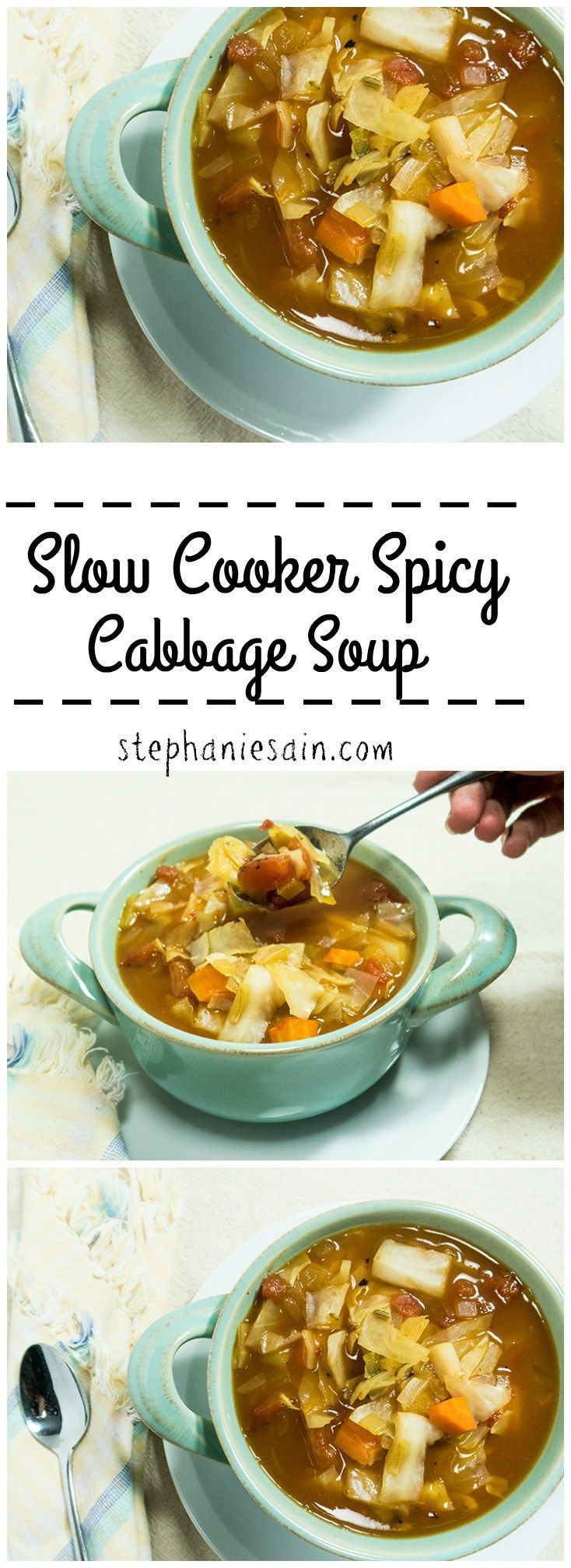 Slow Cooker Cabbage Recipes Vegetarian
 This Slow Cooker Spicy Cabbage Soup is chocked full of