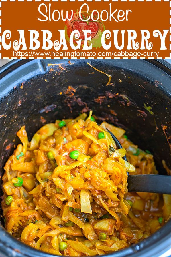 Slow Cooker Cabbage Recipes Vegetarian
 Slow Cooker Cabbage Curry Receita vegan
