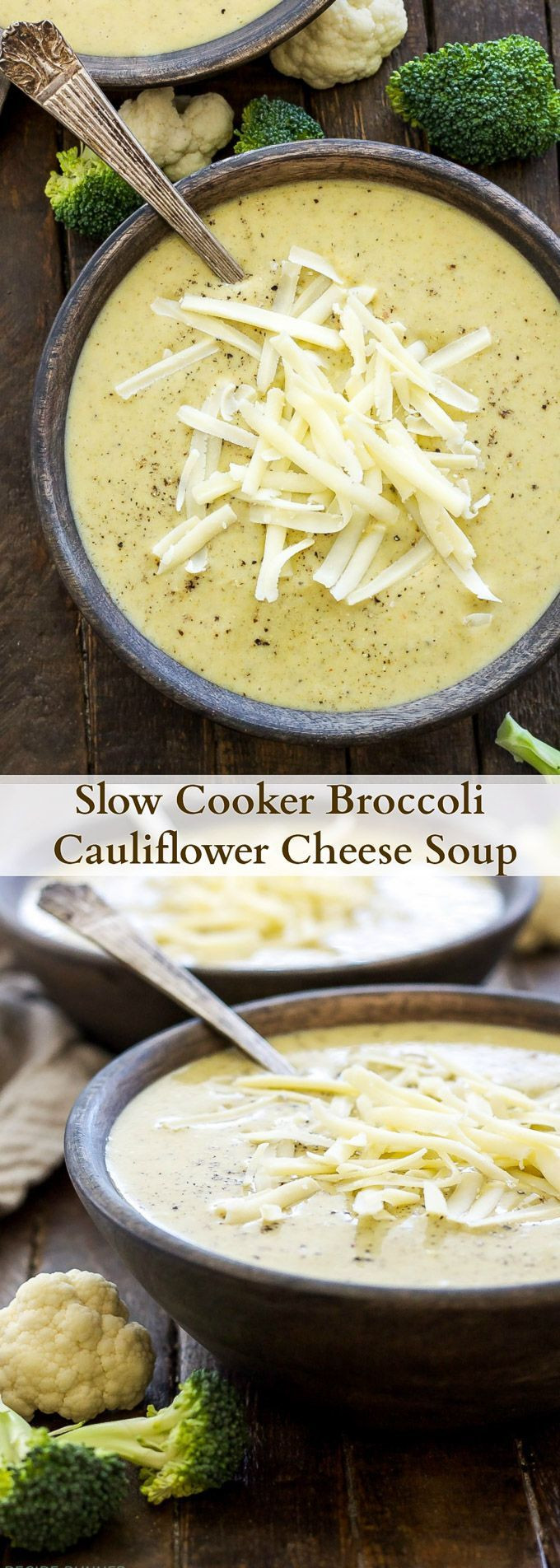 Slow Cooker Cauliflower
 Slow Cooker Broccoli Cauliflower Cheese Soup