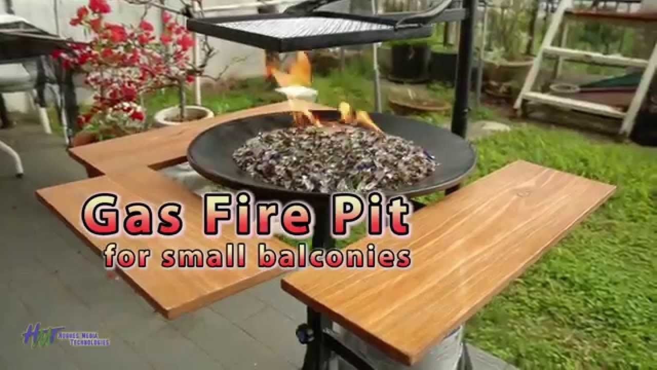 Small Fire Pit For Balcony
 Gas Fire Pit for Small Balconies