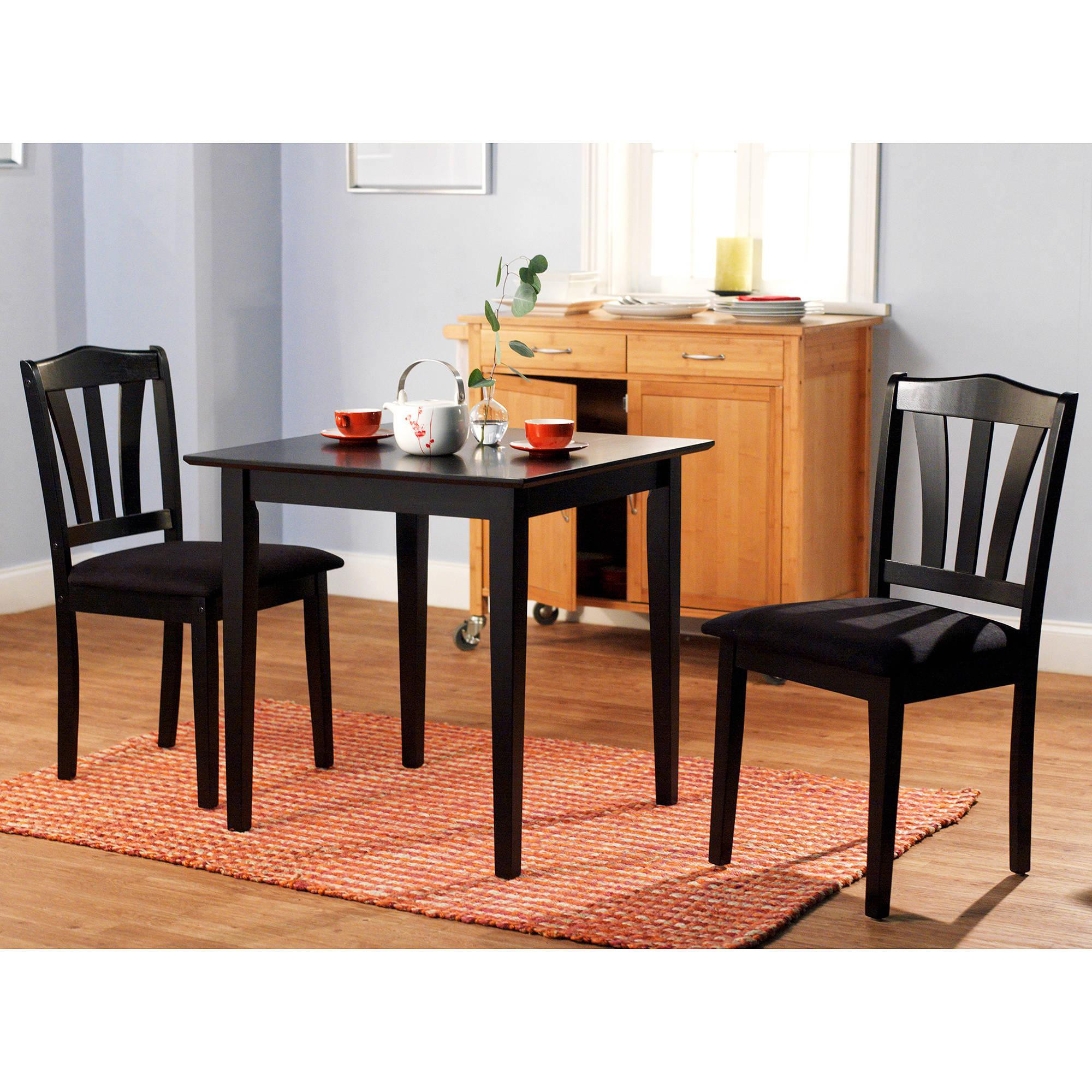 Small Kitchen Table Sets
 3 Piece Dining Set Table 2 Chairs Kitchen Room Wood
