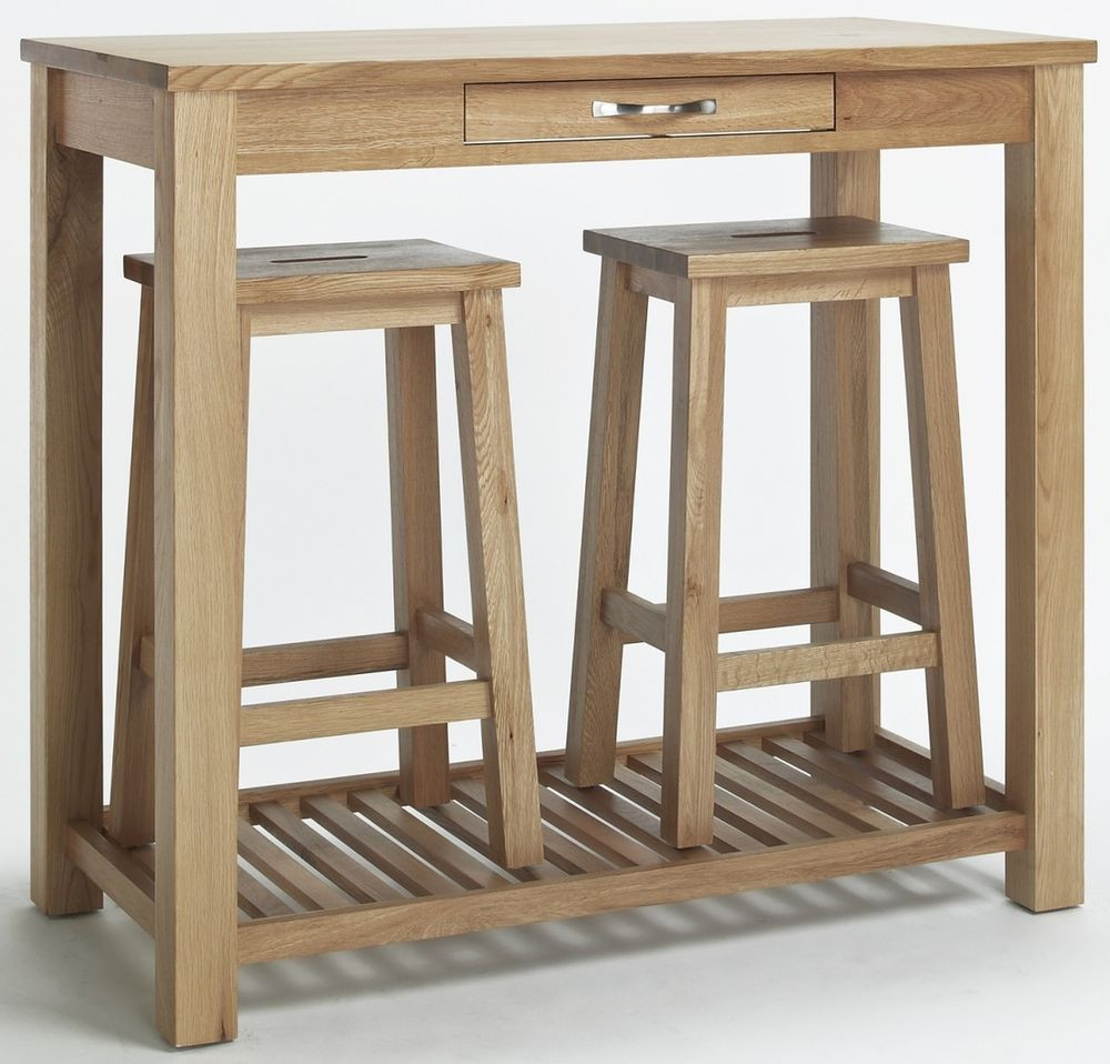 Small Kitchen Table With Stools
 Oaken solid oak kitchen furniture breakfast dining table