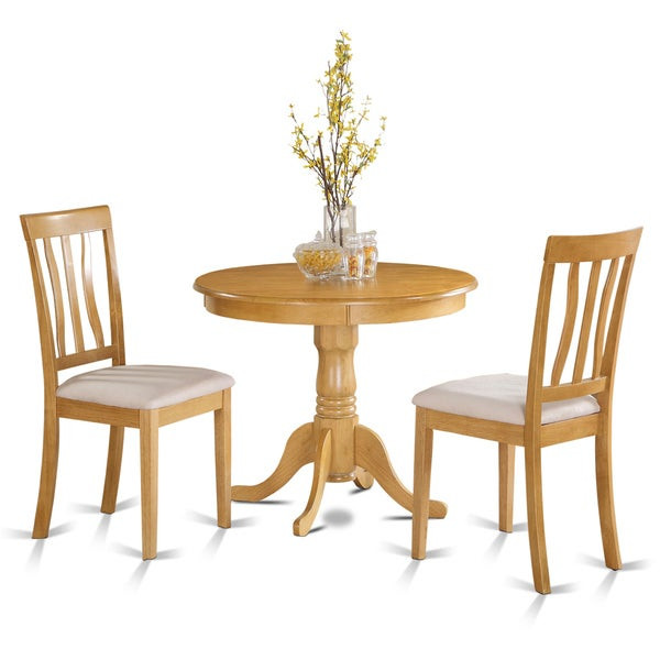 Small Kitchen Tables For Two
 Oak Small Kitchen Table Plus 2 Chairs 3 piece Dining Set