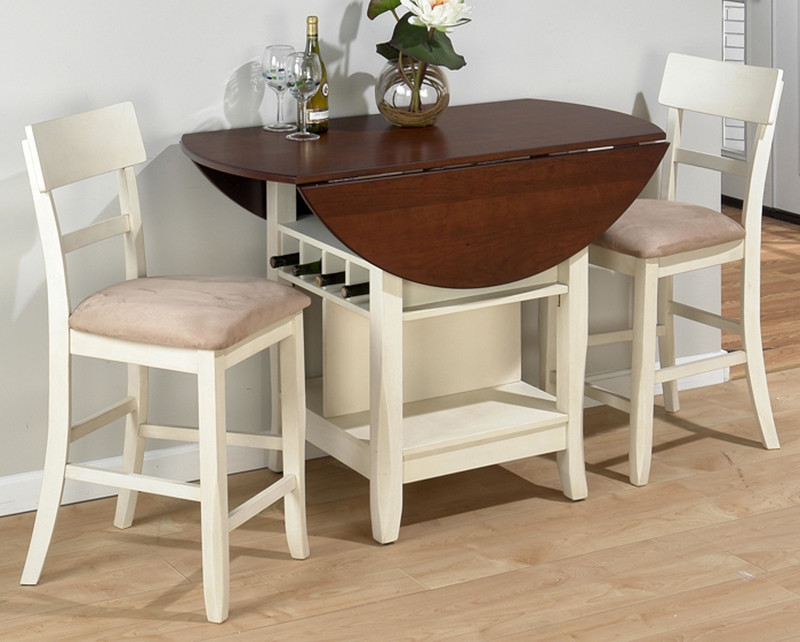 Small White Kitchen Tables
 White and cherry kitchen table round kitchen table and