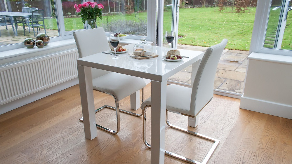 Small White Kitchen Tables
 Fern and Verona Two Seater Table With Chairs
