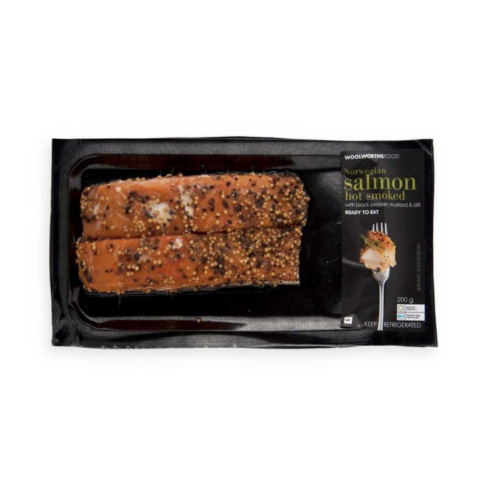 Smoked Salmon Walmart
 Norwegian Salmon Hot Smoked with Pepper & Dill 200g
