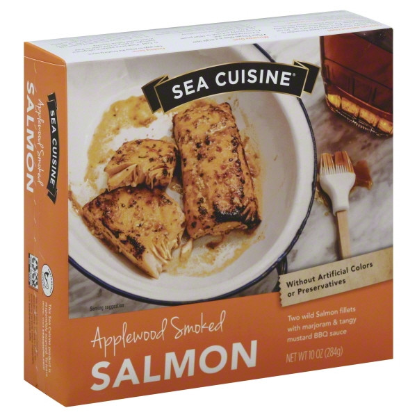 Smoked Salmon Walmart
 Sea Cuisine Applewood Smoked Salmon 10 oz Box Walmart