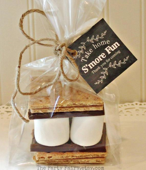 Smores Wedding Favors
 S mores Party Favor Kits 12 S mores Favor Kits by