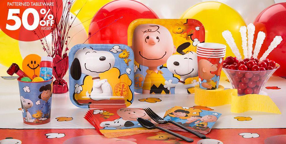 Snoopy Birthday Party
 Peanuts Party Supplies