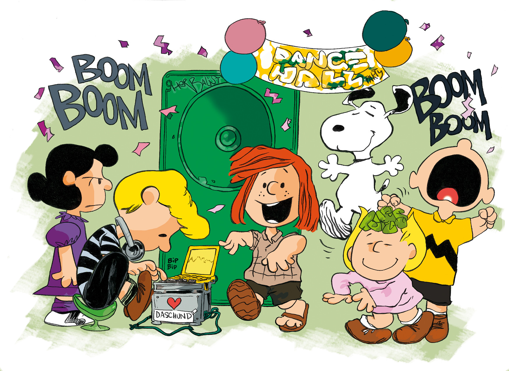 Snoopy Birthday Party
 Can you guess which musician has entered 10K mansion today