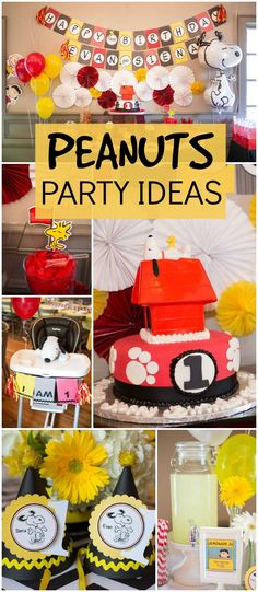 Snoopy Birthday Party
 97 best Peanuts Gang Birthday images on Pinterest