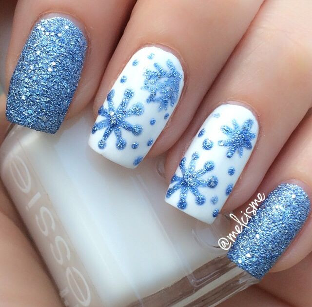 Snow Nail Designs
 267 best Snowflake Nail Art images on Pinterest
