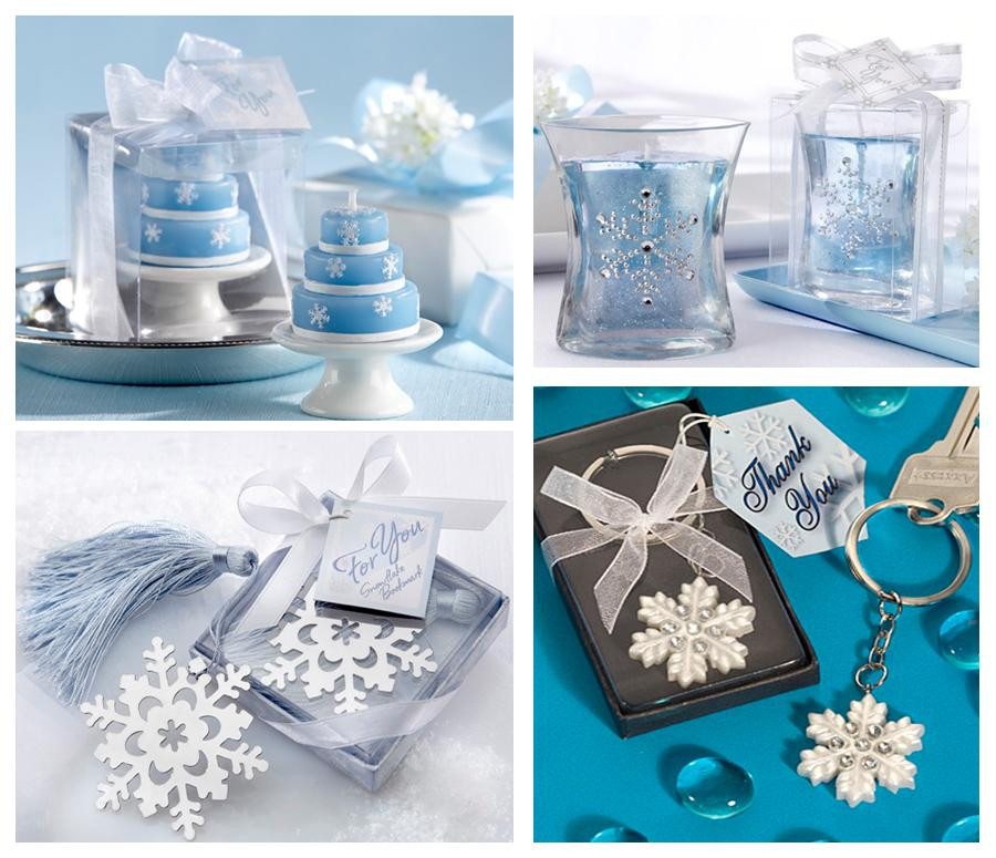 Snowflake Wedding Favors
 Sweeter Than Sweet Dessert Tables Winter Wedding Favors