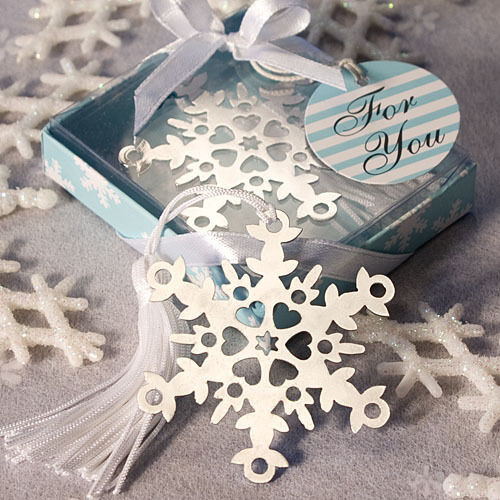 Snowflake Wedding Favors
 115 Snowflake Bookmark Favors wedding favors winter favor