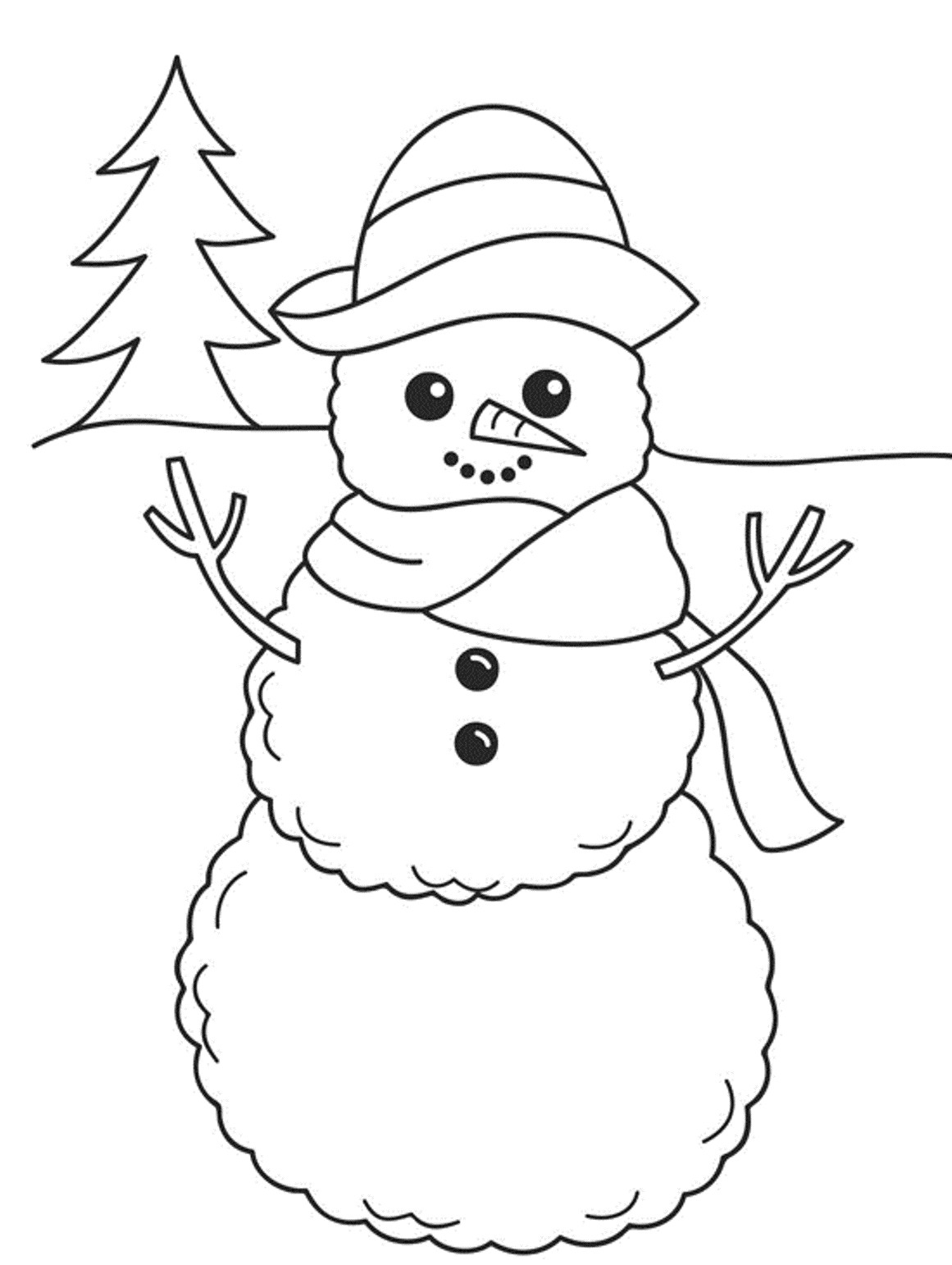 Snowman Printable Coloring Pages
 Navishta Sketch Snowman Christmas special