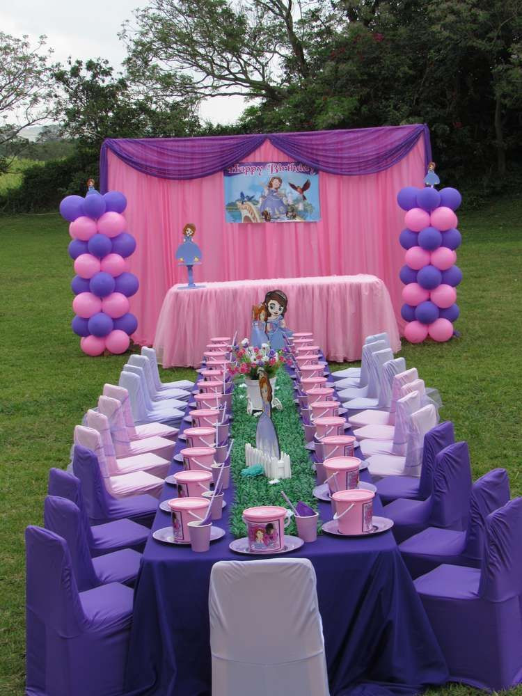 Sofia The First Birthday Party Decorations
 Princess Sofia Birthday Party Ideas princess