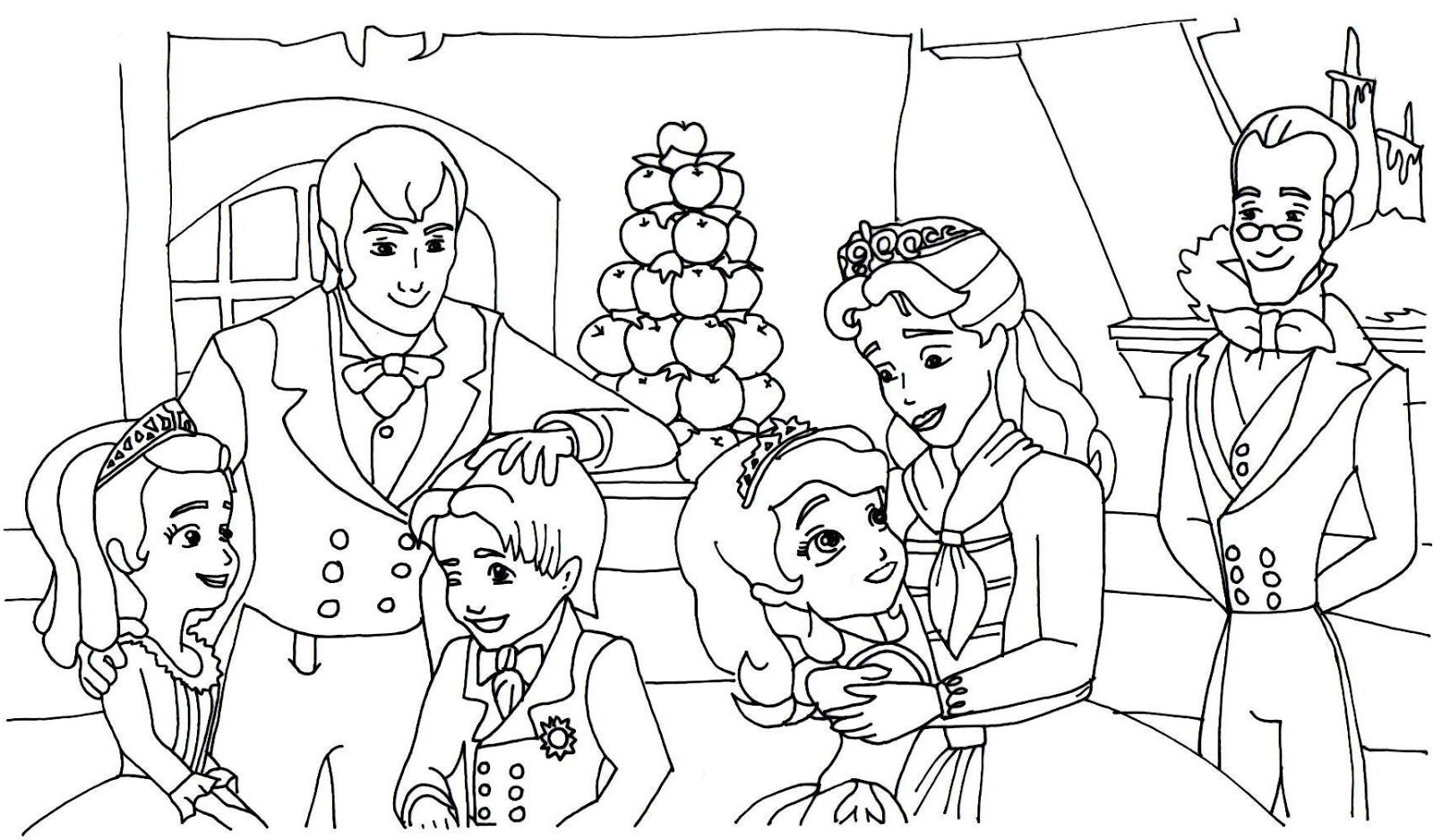 Sofia The First Printable Coloring Pages
 Sofia The First Coloring Pages Free Sofia the First