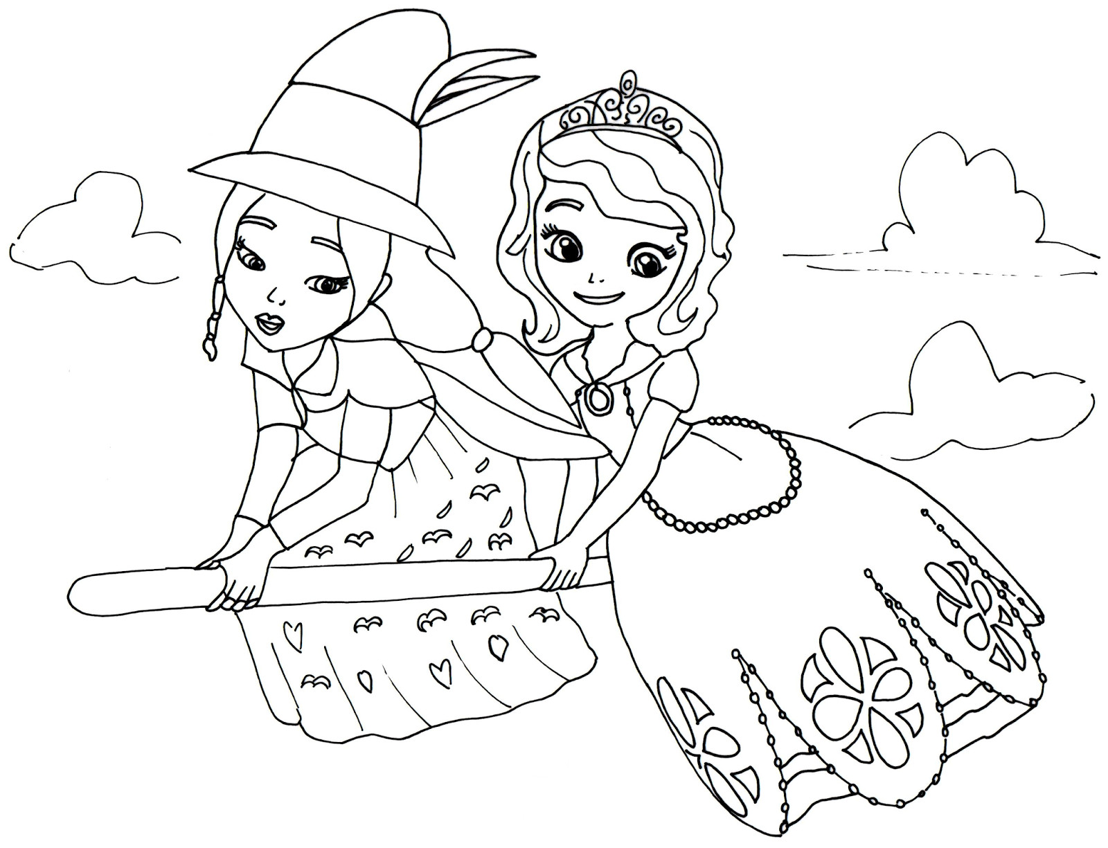 Sofia The First Printable Coloring Pages
 Sofia The First Coloring Pages March 2014