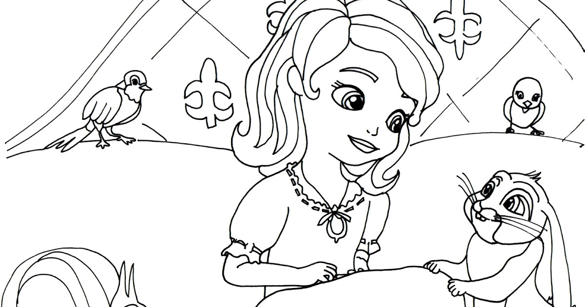 Sofia The First Printable Coloring Pages
 Sofia The First Coloring Pages Sofia the First Coloring