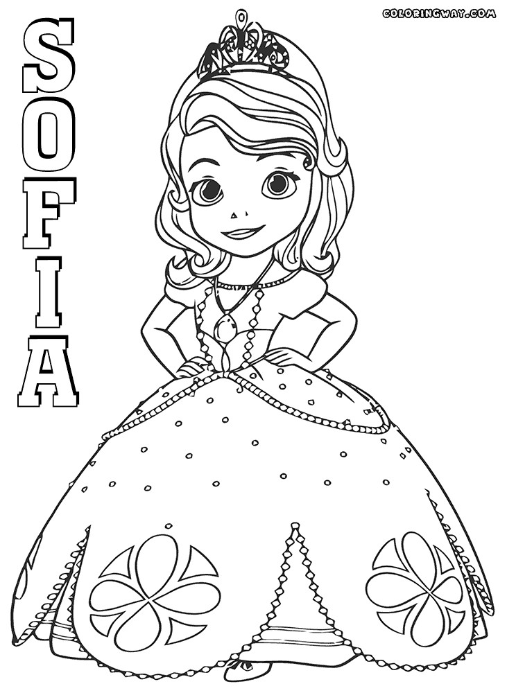 Sofia The First Printable Coloring Pages
 Sofia The First Coloring Pages Coloring Home