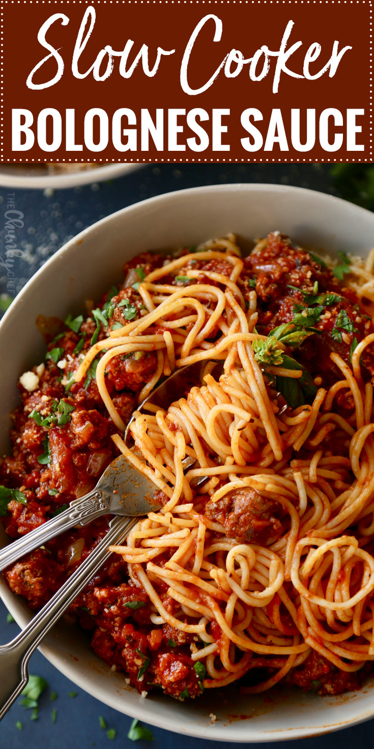 Spaghetti Bolognese Sauces
 Slow Cooker Spaghetti Bolognese Sauce The Chunky Chef