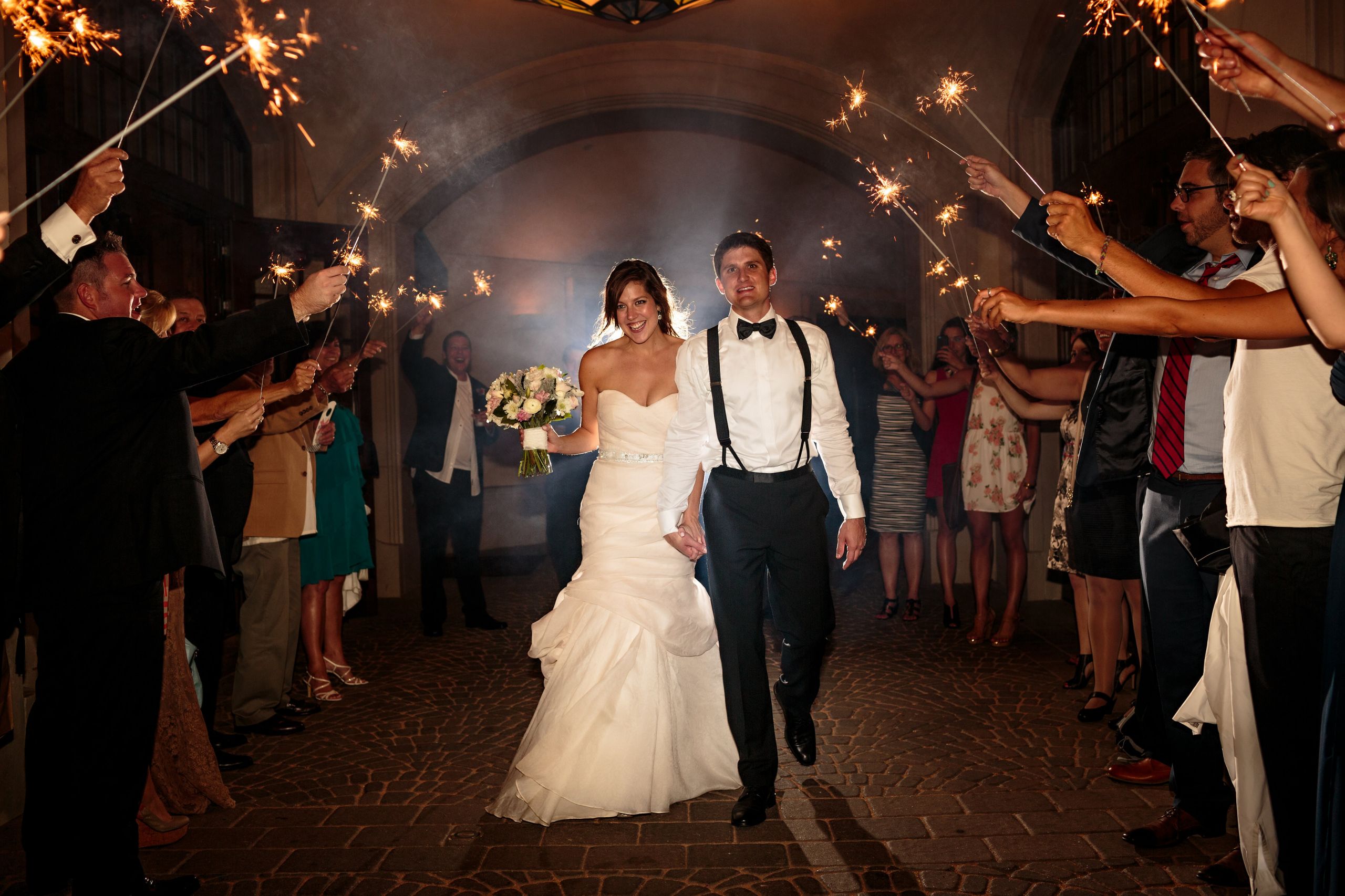 Sparklers For Wedding Exit
 Using Sparklers at Weddings