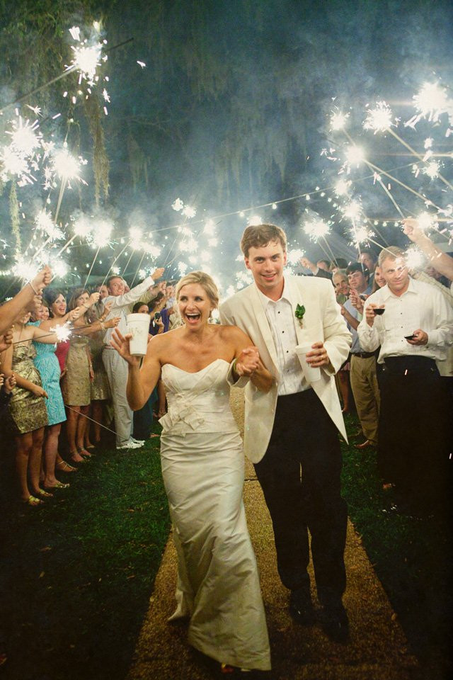 Sparklers For Wedding Exit
 Wedding How To The Sparkler Exit Floridian Social