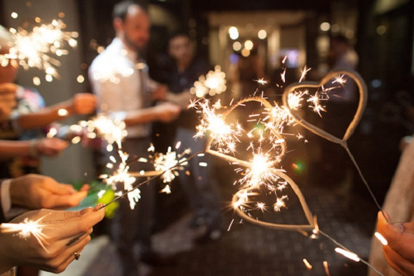 Sparklers For Weddings
 Go Out With A Bang Coordinating Sparkler Exits